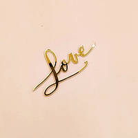 Топер акриловий Love 8 см