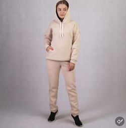 Спортивний жіночий костюм тринитка на флісі, теплий, комфортний