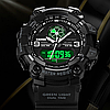 Тактичний годинник чоловічий наручний з логотипом ЗСУ Skmei Tactic водонепроникний армійський протиударний, фото 5