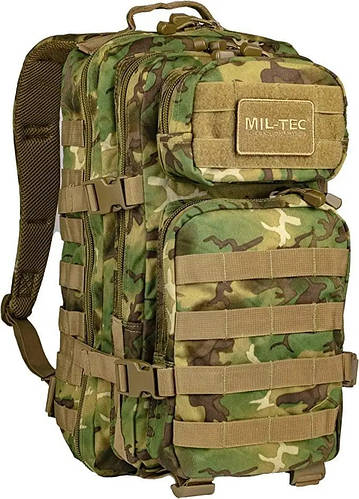 Тактичний рюкзак MIL-TEC Tactical Assault, 36 літрів, рюкзак для військових, камуфляж, Німеччина