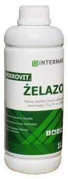 Добриво Mikrovit Żelazo (Залізо) Intermag (Fe: 6%) 1л