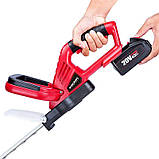 Акумуляторний кусторіз Worcraft CHT-S20LiA з АКБ (4А) і ЗП, для саду, фото 6