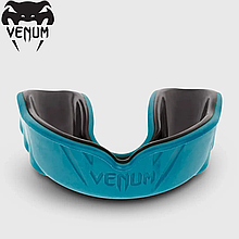 Капа для боксу одностороння капа боксерська для єдиноборств Venum Challenger Mouthguard Cyan Black