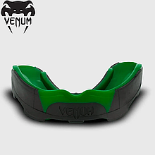 Капа для боксу одностороння капа боксерська для єдиноборств Venum Predator Mouthguard Black Green