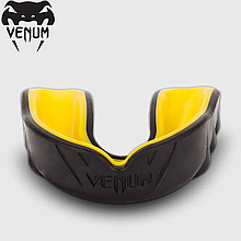 Капа для боксу одностороння капа боксерська для єдиноборств Venum Challenger Mouthguard Black Yellow
