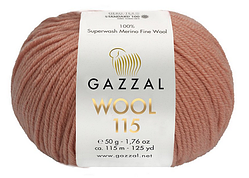 Пряжа Wool 115 Gazzal-3310 барочна троянда
