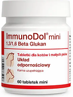 Dolfos Immunodol Mini - імуностимулятор для кішок та собак дрібних порід 60 таб