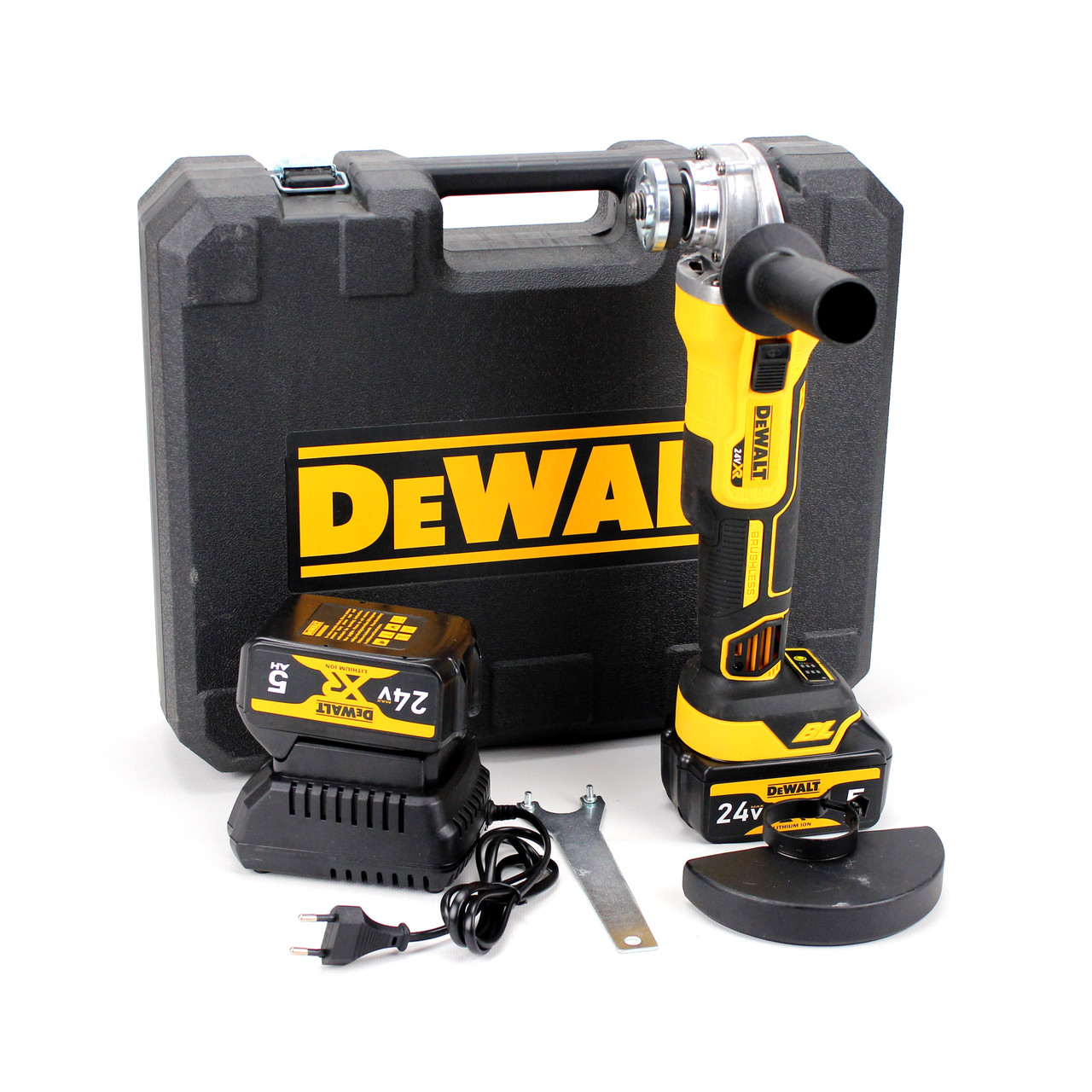 Акумуляторна болгарка DeWalt DCG409P2 (36V, 6AH) з регулятором, АКБ УШМ Девольт, УШМ Деволт Гарантія 3 роки