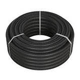 Труба гофрована з протяжкою 32мм чорна вулична, фото 2