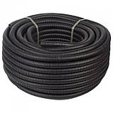 Труба гофрована з протяжкою 32мм чорна вулична, фото 6