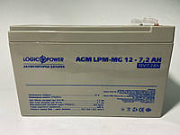 Аккумулятор 12В 7.2Ач LogicPower AGM LPM-MG 12V 7.2Ah