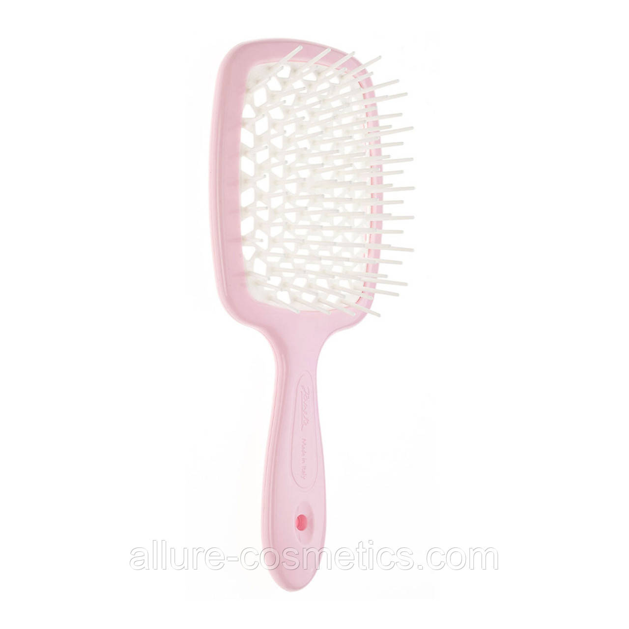 Гребінець (міні версія) Janeke superbrush the original Small Рожевий + Білий