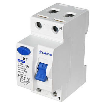 ПЗВ ENERGIO RE 2P 63А 30 мА тип AC