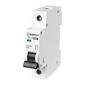 Автоматичний вимикач ENERGIO SP-1P C 63А 6 кА