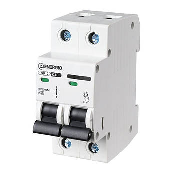 Автоматичний вимикач ENERGIO SP-2P C 40А 6 кА