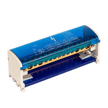 Шина нульова в корпусі ENERGIO на DIN-рейку 2/15