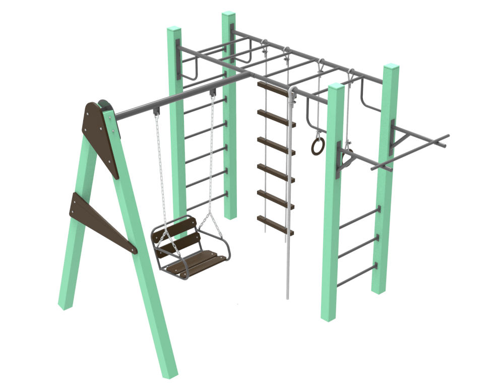 Вуличний спортивний комплекс для дітей Все відразу (Kidigo ТМ)