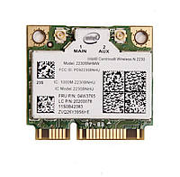 Wi-fi+BT модуль HalfSize Mini pcie Intel Centrino Wireless-N 2230 2230bnhmw 802.11 b,g,n , 300Mbps б/у