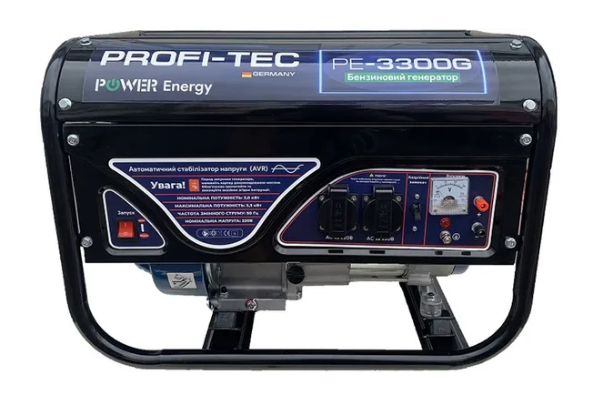 Бензиновий генератор PROFI-TEC PE-3300G