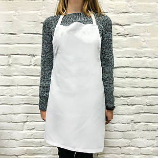 Фартух габардиновий білий для сублімації