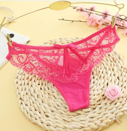 Стринги рожеві, Жіночі стринги, Стринги мереживні, фото 1