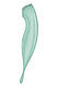 Twirling Pro+ dark Mint Satisfyer двосторонній стимулятор клітора з вакуумом, фото 4
