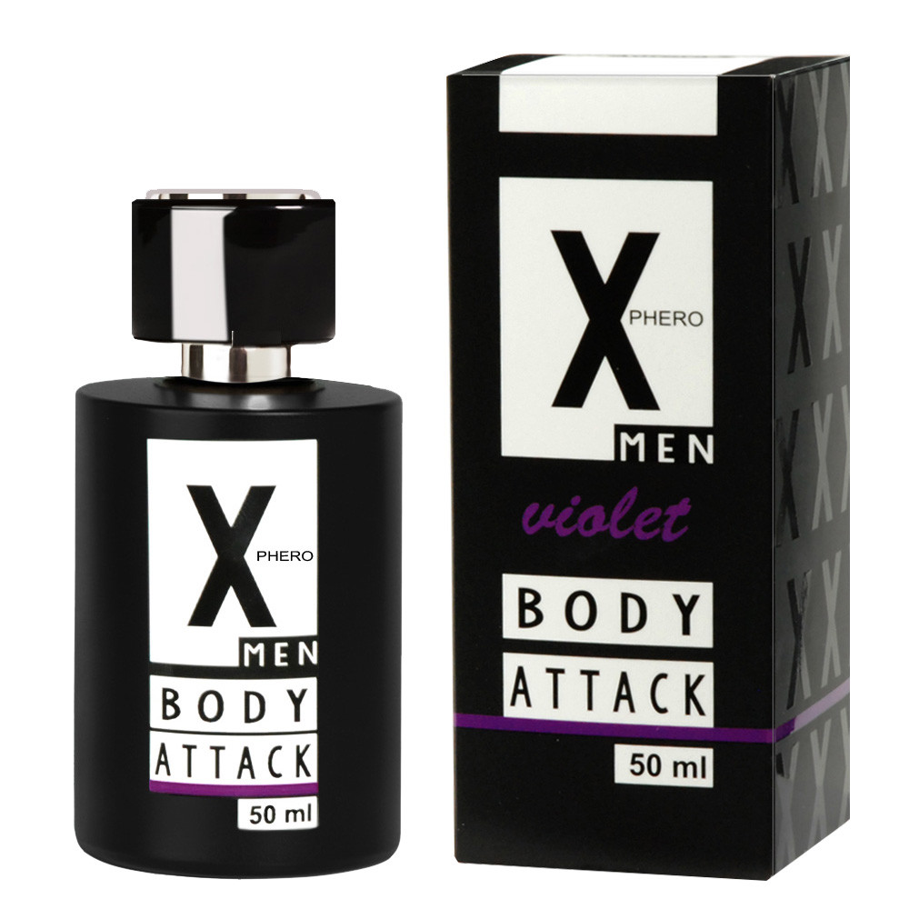 Чоловічі парфуми з феромонами Aurora Body Attack Men violen X-Phero 50ml