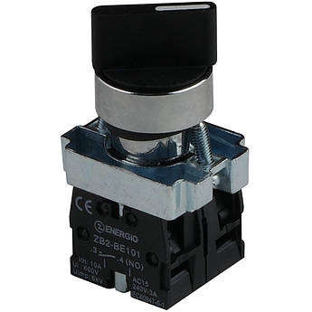 Перемикач секторний ENERGIO XB2-BD25 1-0 NO+NC
