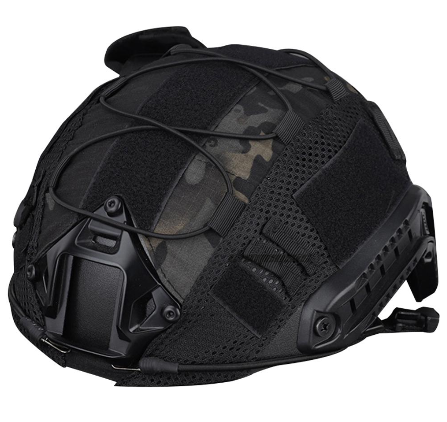Кавер на шолом FAST , Розмір: M/L, Колір: Black MultiCam,CO-17-BCP