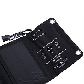 Сонячна панель складана портативна Power Solar Fsp-105 10 W 5V, фото 3