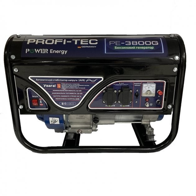 Генератор бензиновий Profi-Tec PE-3800G 3.8 кВт