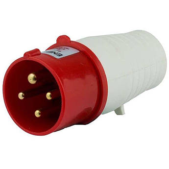 Вилка силова переносна ENERGIO 034 (3P+PE) 63A 380В IP67