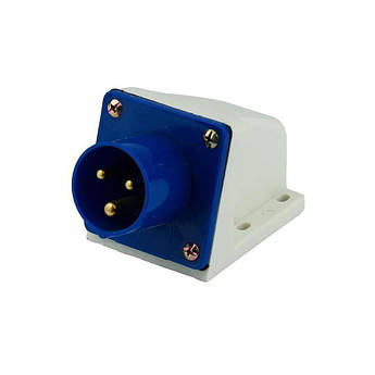 Виделка силова стаціонарна ENERGIO 513 (2P+PE) 16 A 220В IP44