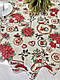 Скатертина новорічна на стіл кругла гобеленова NAT, фото 5