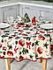 Скатертина новорічна на стіл кругла гобеленова SPARKLE, фото 2