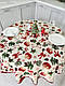 Скатертина новорічна на стіл кругла гобеленова SPARKLE, фото 3