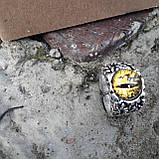 Чоловіче жіноче кільце очей змії жовтий розмір регулюється, фото 5