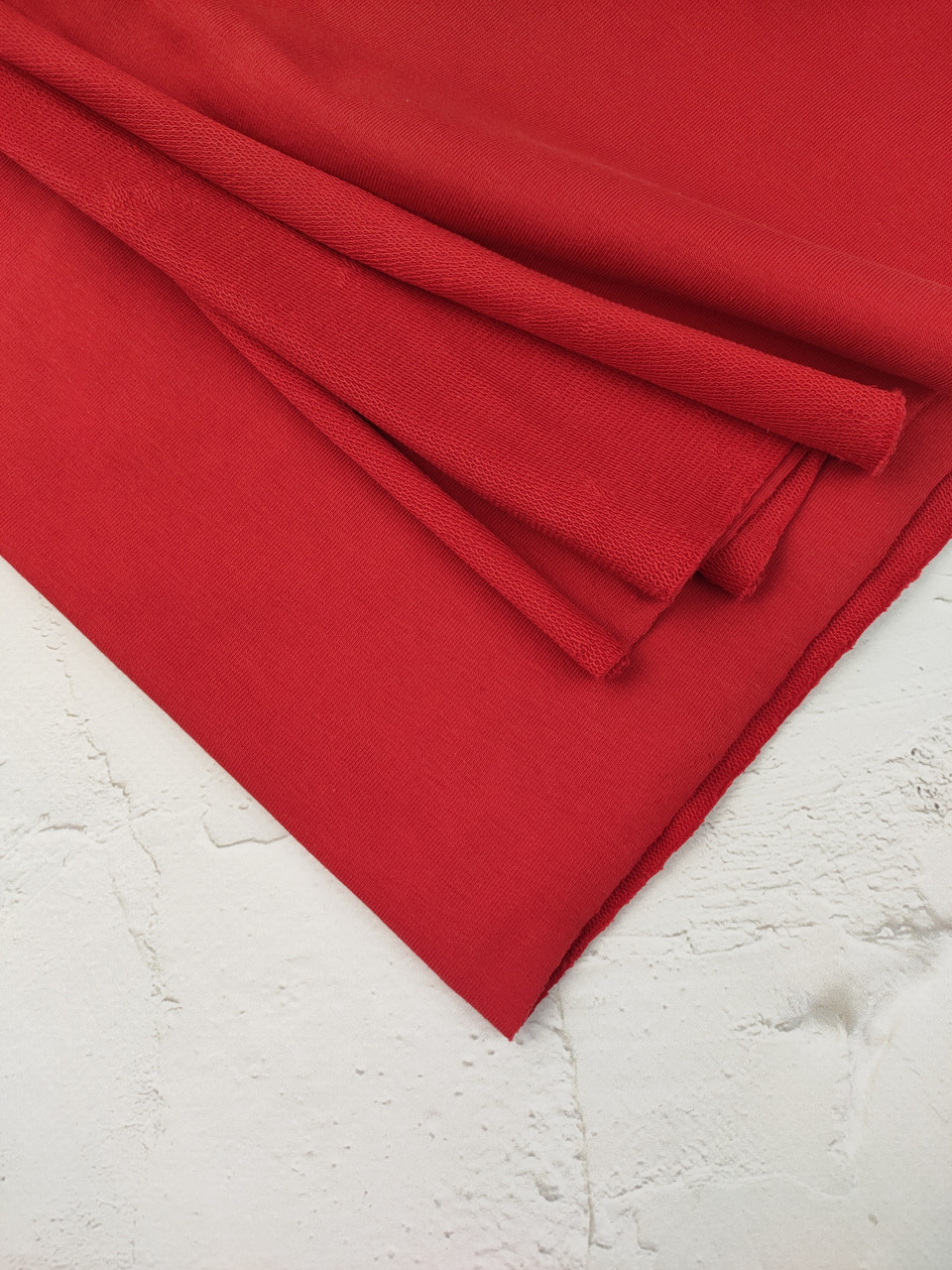 Футер двонитка Червоний — 180 см.