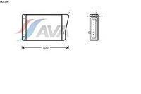 Радіатор пічки (отопники) Опель Омега B (пр.о AVA QUALITY COOLING OL6196)