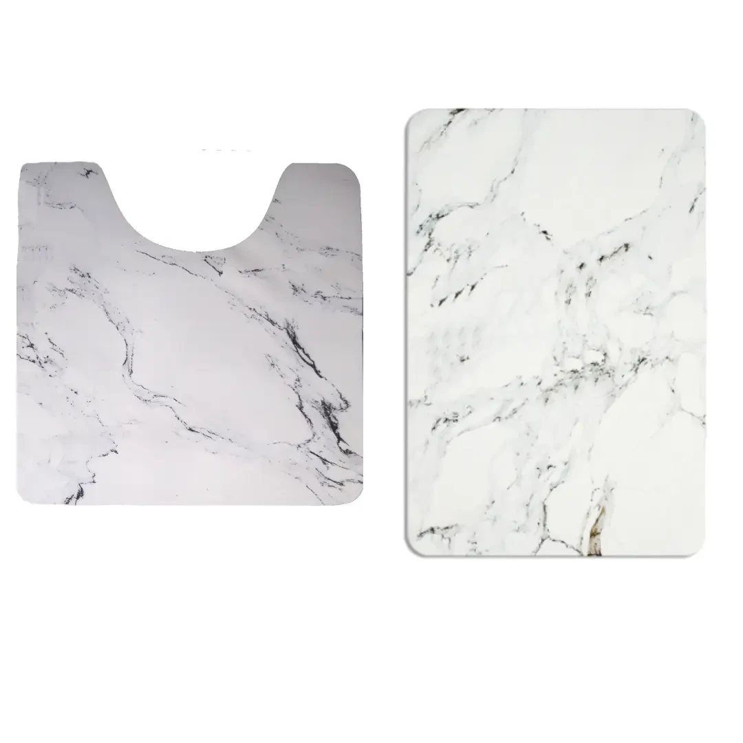 Набір килимків для ванни і туалету із діатоміта см v4 50*50 см + 60*90 см, фото 1