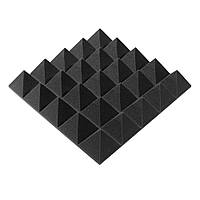 Акустическая панель Ecosound пирамида Pyramid Gain Black 45х45см, 70 мм.