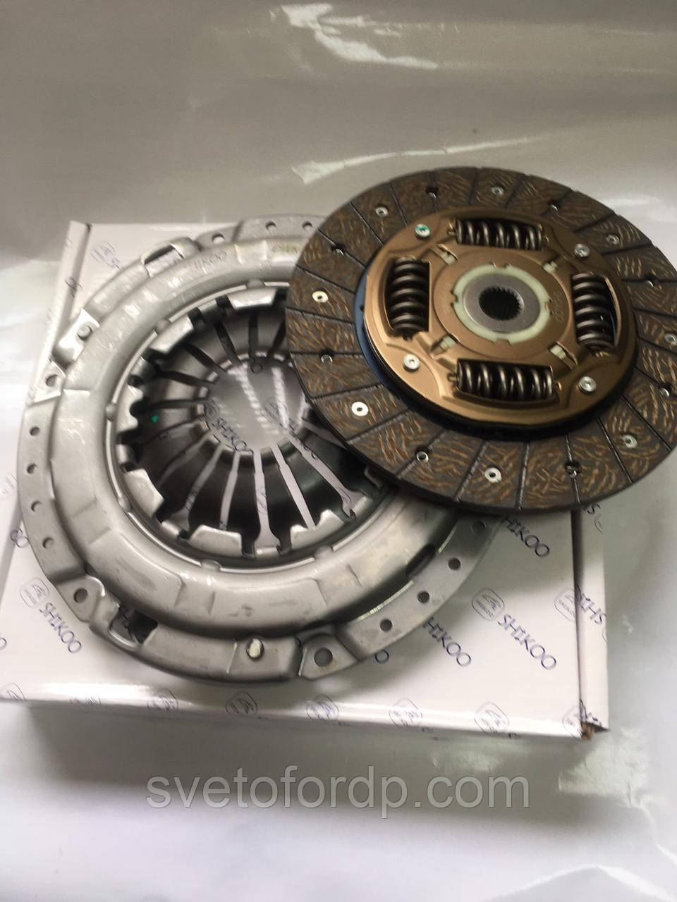 Комплект зчеплення Lacetti 1.6-1.8 (диск + корзина) (під гідравлічний витискний), фото 1