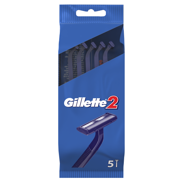 Станки для бритья "Gillette 2" (5шт.) от интернет-магазина "Мойдодыр"