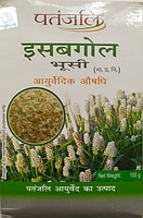 Ісабгол  Псиліум Патанджалі (лушпиння подорожника) Isabgol Husk Patanjali 100 г, фото 3