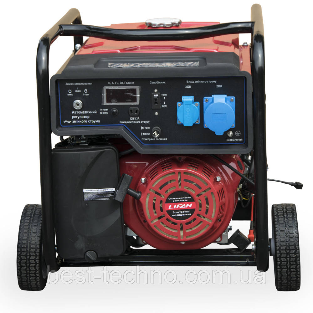 Бензиновый генератор LIFAN LF5GF-4LS з електростартером (5 кВт)