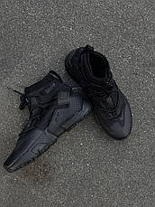 Чоловічі кросівки Nike Huarache Gripp Triple Black AQ2802-001, фото 3