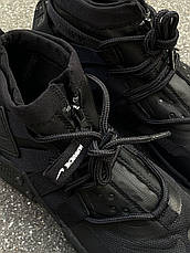 Чоловічі кросівки Nike Huarache Gripp Triple Black AQ2802-001, фото 5