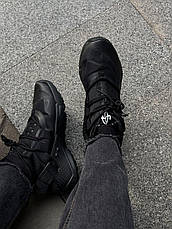 Чоловічі кросівки Nike Huarache Gripp Triple Black AQ2802-001, фото 6