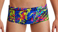 ПЛАВКИ FUNKY TRUNKS Boy's - Sidewinder Trunks - Paint Smash (Розмір: 26)