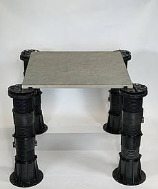 Регульована опора Karoapp (364-507 мм) До-А4 + 2шт. K-CL (K-A7) (Фальшпол, Опора для лаги і керамограніта )